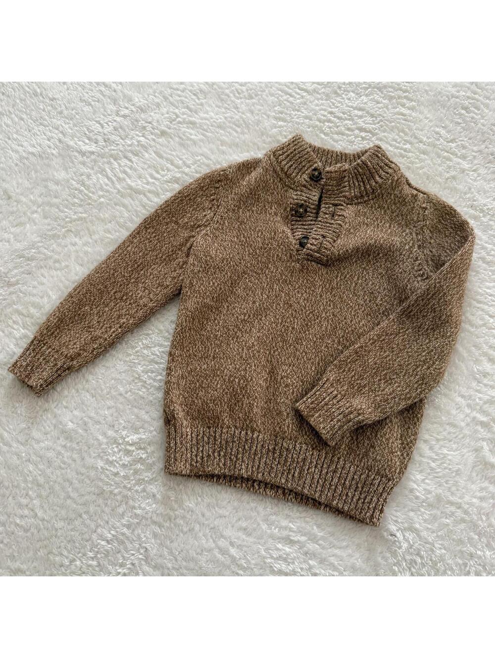 3t Brown Knit Neutral Sweater